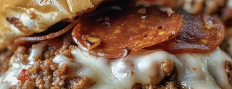 Pepperoni Pizza Sloppy Joes