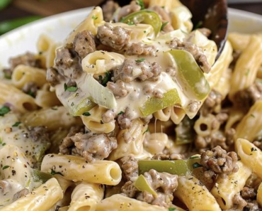Philly Cheesesteak Pasta