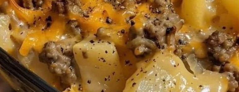 Rustic Campfire Beef and Potato Casserole
