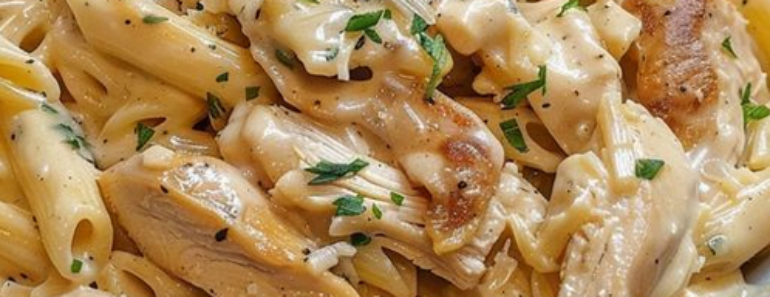 Creamy Garlic Chicken Pasta
