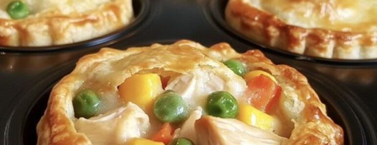 Mini Chicken Pot Pies Muffins