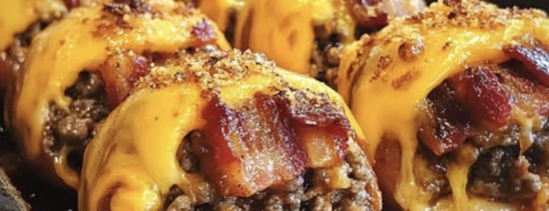 Bacon Cheeseburger Bombs