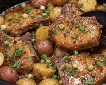 👉CrockpotHoney Garlic Pork Chops