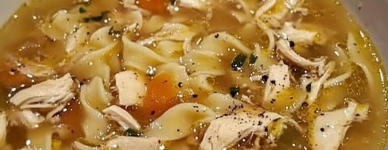 Homemade Chicken Noodle Soup
