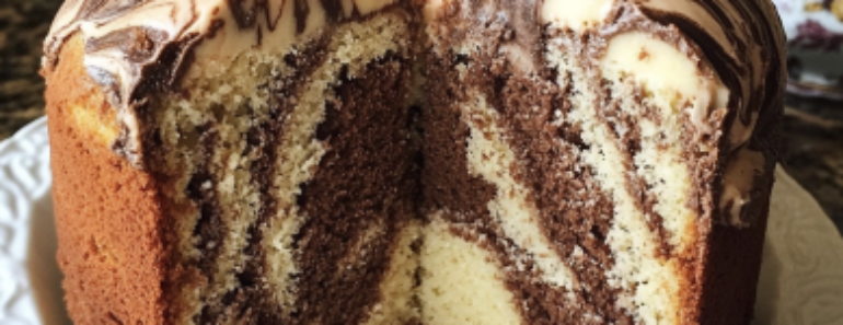 Marble Swirl Pound Cake