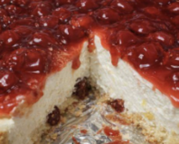 Easiest No-BakeCherryCheesecake