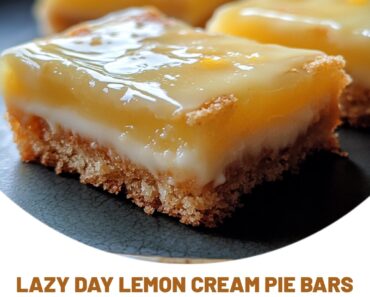 👉Lazy Day Lemon Cream Pie Bars