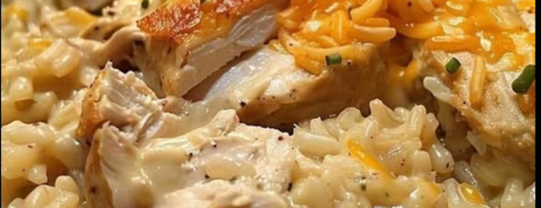 Creamy Chicken and Rice Casserole Delight