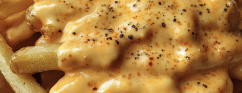 Irresistible Cheese Sauce Fries