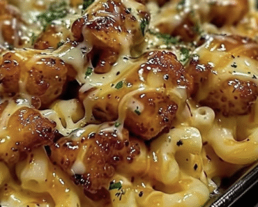 Honey Pepper Chicken Mac Cheese