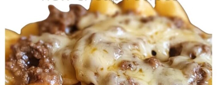 Sloppy Cheeseburger Pasta
