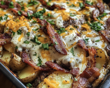 👉LoadedBacon Ranch SteakPotato Bake