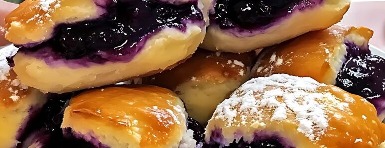 Blueberry Pie Bombs
