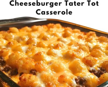 Cheeseburger Tater Tot Casserole