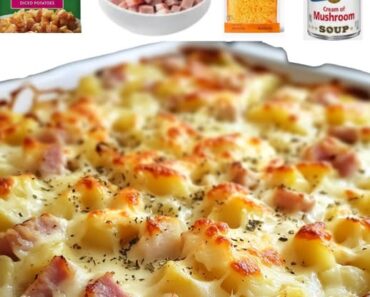 Cheesy Ham and Potato Casserole Cheesy Ham and Potato Casserole