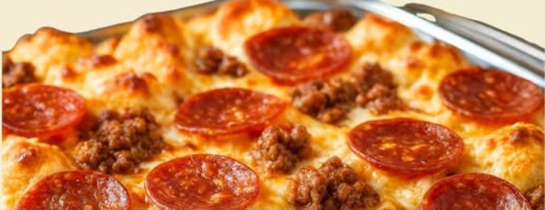 Meat Lovers Pizza Casserole
