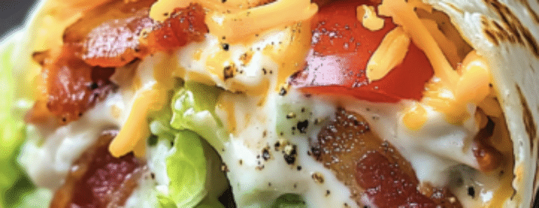 Tacos Bacon Grilled Wrap