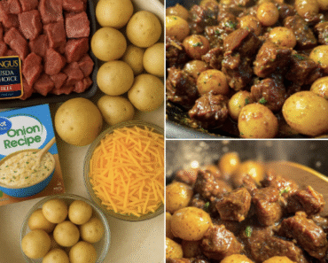 Crockpot Beef Bites Potatoes