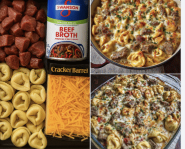Golden Cheese Steak Tortellini