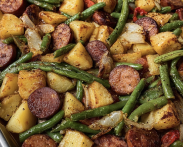 Roasted Potatoes Sausage Green Beans