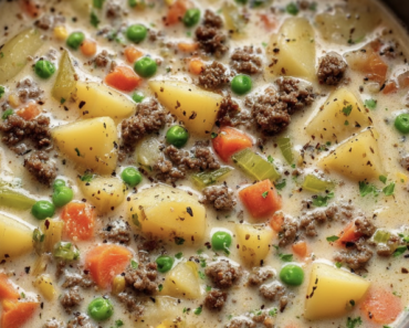 Creamy Potato & Hamburger Soup