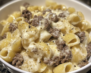 One-Pot Beef Cheddar Ranch Pasta