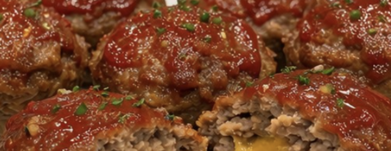 Cheddar Meatloaf Muffins.26