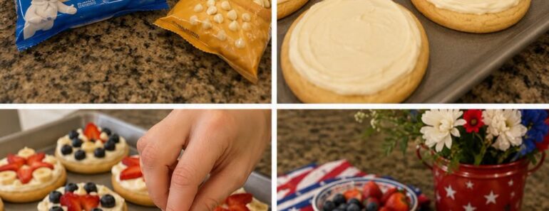 Patriotic Fruit Pizzas.26