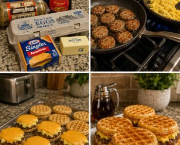 Sausage Egg Waffles.26