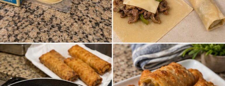 Philly Cheesesteak Egg Rolls.26