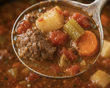 Slow Cooker Vegetable Beef Soup