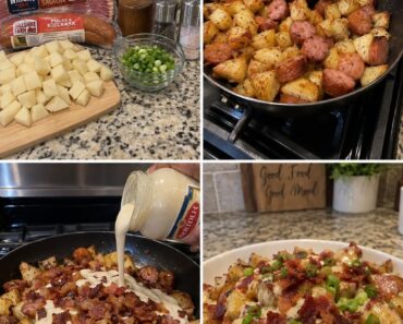 Alfredo Kielbasa Potatoes.26