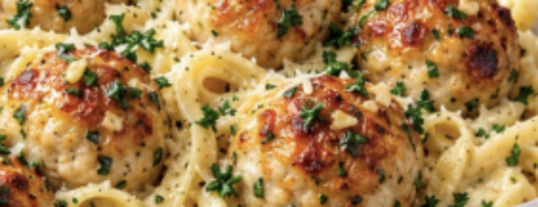 Garlic Butter Chicken Balls